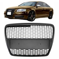 Μάσκα Για Audi A6 4F C6 04-11 RS6 Look Κυψελωτή Μαύρο Ματ 1 Τεμάχιο