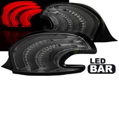 Πισινά Φανάρια Set Για Peugeot 208 12-15 Hatchaback 3D/5D Led Bar Φιμέ JunYan