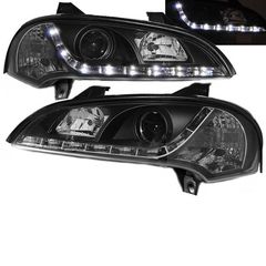 Μπροστινά Φανάρια Set Για Opel Tigra 94-00 DRL Μαύρα H1/H1 Sonar