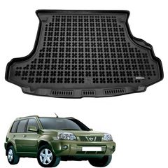 Πατάκι Πορτ-Παγκάζ 3D Σκαφάκι Για Nissan X-Trail T30 01-07 Μαύρο Rezawplast