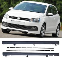 Πλαινά Μασπιέ Για VW Polo 6R 09-17 R-Line Look Από Abs Πλαστικό 2 Τεμάχια