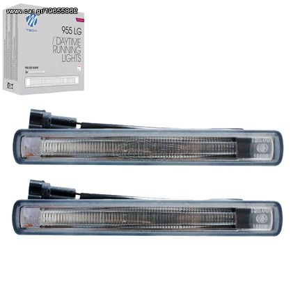 DRL Set Φώτα Ημέρας Universal DRL955 LG M-Tech Osram Technology 180 x 24 x 36mm 2 Τεμάχια