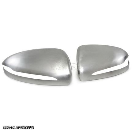 Καπάκια Καθρεφτών Για Mercedes-Benz C-Class W205 , E-Class W213 , S-Class W222 , GLC X253 Brushed Aluminium 2 Τεμάχια