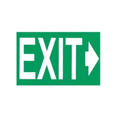 Αυτοκόλλητο Σήμα "Exit" 16 x 10cm 1 Τεμάχιο