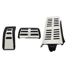 Πεντάλ Αλουμινίου Κουμπωτά Και Footrest Για Audi A4 B8 08-15 / A5 08-16 / Q5 08-16 / A6 11-15 / A7 / Porsche Macan Αυτόματο Σετ 3 Τεμάχια KPAU03