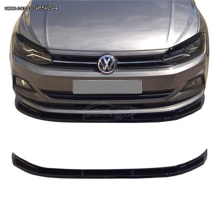 Μπροστινό Spoiler Για VW Polo AW 17+ Από Abs Πλαστικό 1 Τεμάχιο