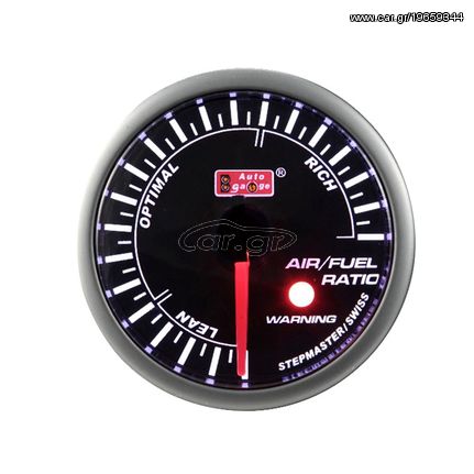 Όργανο Halmeter Air Fuel/Ratio 2" Auto Gauge Μαύρο Με Warning Light