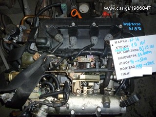 ΚΙΝΗΤΗΡΑΣ NISSAN ALMERA N-16 1.5 16V,ΚΩΔΙΚΟΣ ΜΗΧΑΝΗΣ QG15 0662824,90HP,MOD 2000-2005