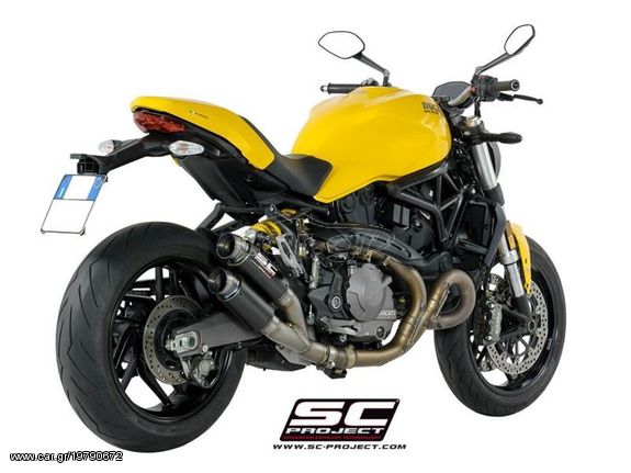 Sc Project Εξατμισεις Διπλά Τελικά GP70R Carbon Ducati Monster 821 2018 - 2019