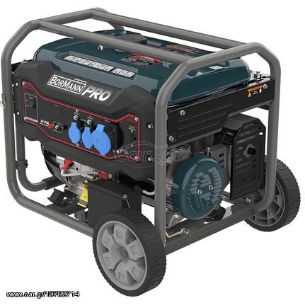 ΝΕΑΣ ΓΕΝΙΑΣ EURO 5!ΓΕΝΝΗΤΡΙΑ BORMANN PRO ΒΕΝΖΙΝΗΣ 6,5KW ΜΟΝΟΦΑΣΙΚΗ ME MΙΖΑ ΤΡΟΧΗΛΑΤΗ! VIDEO ΛΕΙΤΟΥΡΓΙΑΣ