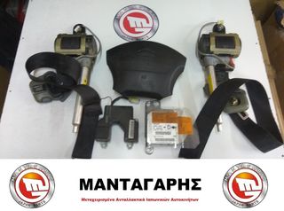 ΣΕΤ ΑΕΡΟΣΑΚΩΝ NISSAN MICRA K11 3ΠΟΡΤΟ  (1999) ΧΩΡΙΣ ΕΓΚΕΦΑΛΟ 