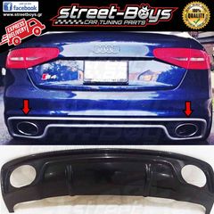 SPOILER [RS4 TYPE] ΔΙΑΧΥΤΗΣ ΠΙΣΩ ΠΡΟΦΥΛΑΚΤΗΡΑ A4 B8.5 FACELIFT (S-Line Editions) | ® Street Boys - Car Tuning Shop