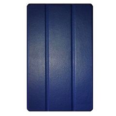 Δερμάτινη Θήκη Tri-fold με πίσω κάλυμμα σιλικόνης / Slim Book Case για το Samsung Galaxy Tab A (2018) 10.5 T590 / T595 ΜΠΛΕ (ΟΕΜ)