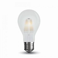 LED V-TAC Λάμπα 10W  Filament E27 A67 Frost Cover  Ψυχρό Λευκό 6400Κ 7154