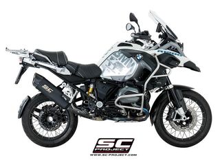 Sc Project Εξατμιση Τελικό Adventure Titanium Matt Black/Carbon End BMW R 1250 GS 2019 - 2020 Euro4