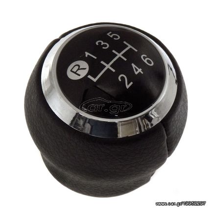 Πόμολο λεβιέ ταχυτήτων TOYOTA AURIS/ COROLLA '05-'13 6 ΤΑΧ ΜΑΥΡΟ 33504-05081-C2