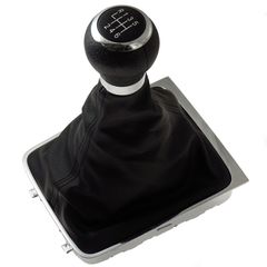 Πόμολο-φούσκα λεβιέ ταχυτήτων VW PASSAT '06 6 ΤΑΧ ΧΡΩΜΙΟ ΠΛΑΙΣΙΟ 3C0711113A