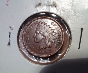 1 cent  INDIAN HEAD , 1907 , USA