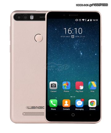 Leagoo Smartphone KIICAA Power, 5" HD, Quad Core, 2/16GB, 4000mAh, Gold