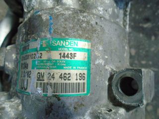 ΑΝΤΛΙΑ ΚΛΙΜΑΤΙΣΜΟΥ (A/C COMPRESSOR) OPEL ASTRA G/MERIVA/CORSA 1600 8V (ΚΩΔ. GM 24 462 196)-thumb-3