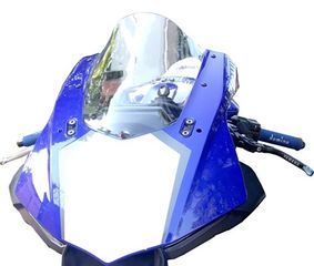  Fabbri ζελατίνα Double Bubble Light Smoke για YAMAHA YZF R1-R1M 2015