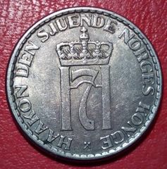 1 ΚRONE ( Kορωνα )1956 ,  NORWAY-thumb-1