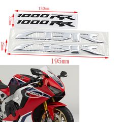 Honda CBR1000RR 2004/2019 Καινούρια!!!Ανάγλυφα-Αυτοκόλλητα  χρωμίου Fairing!!!