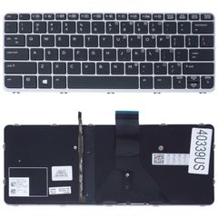 Πληκτρολόγιο Laptop - Keyboard for HP Elitebook Folio 1020 G1 1020 G2 752962-001 Laptop Silver (Κωδ.40339US)