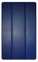 Δερμάτινη Θήκη Tri-fold με πίσω κάλυμμα σιλικόνης / Slim Book Case for Huawei MediaPad M5 8 Dark Blue (oem)