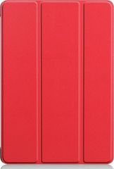 Δερμάτινη Θήκη Tri-fold με πίσω κάλυμμα σιλικόνης / Slim Book Case for Huawei MediaPad M5 8" Red (oem)