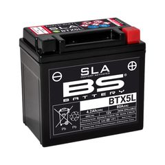 Μπαταρία Μοτοσυκλέτας SLA BS Battery BTX5L ( YTX5L-BS ) 4.2Ah BS-BTX5LFA