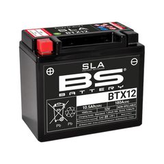 Μπαταρία Μοτοσυκλέτας SLA BS Battery BTX12 ( YTX12-BS ) 10.5Ah BS-BTX12FA