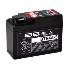 Μπαταρία Μοτοσυκλέτας SLA BS Battery BTR4A-5 ( YTR4A-BS )  2.4Ah BS-BTR4A5FA