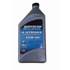 Quicksilver 25W-40 Λάδι για Τετράχρονες Έσω-Έξω και Εσωλέμβιες Μηχανές (4 Λίτρο)