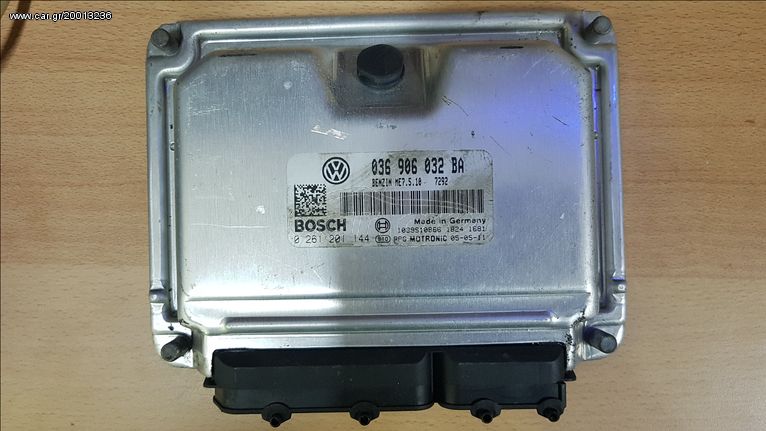 Εγκέφαλος κινητήρα Plug & Play Bosch Engine ECU VW ME7.5.10 036906032BA 0261201144