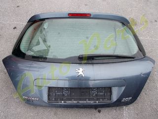 ΤΖΑΜΟΠΟΡΤΑ ΠΙΣΩ PEUGEOT 207 , ΜΟΝΤΕΛΟ 2006-2012