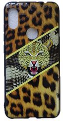 Silicone Back Cover Case Design Tiger Leopard for Xiaomi Redmi Note 6 Pro (OEM)