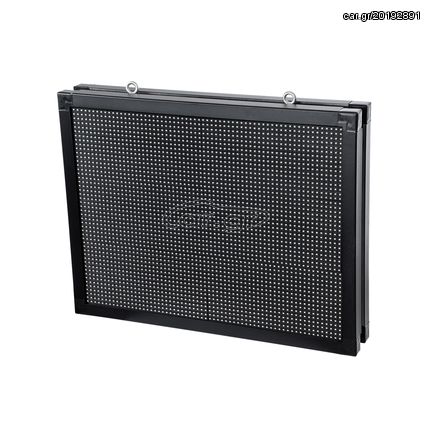 GloboStar® DISPLAY 90807 LED Scrolling Display 64x48cm - Κυλιόμενη Ψηφιακή Πινακίδα / Επιγραφή Διπλής Όψης P10 LED SMD AC 220-240V - Λειτουργία μέσω Wi-Fi με Εφαρμογή APP - Αισθήτηρας Θερμοκρασίας και