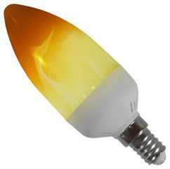 Διακοσμητικό Κεράκι LED 5W E14 Εφέ Φλόγας με 2 Λειτουργίες GloboStar 44442