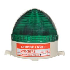 Φανός στατικός πράσινος LED 10W 230V ύψους 103mm Φ53mm LTE5072
