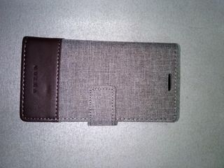 ΘΗΚΗ Wallet γκρι καφε (Xperia XZ1 Compact)