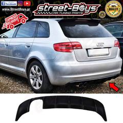 SPOILER ΔΙΑΧΥΤΗΣ ΠΙΣΩ ΠΡΟΦΥΛΑΚΤΗΡΑ AUDI A3 8P FACELIFT (2008-2012) |  STREETBOYS - CAR TUNING