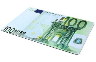 Mousepad 100 EURO Ευρωπαϊκό στύλ λεζάντας MousePad 28 x 20 x 0,2 cm