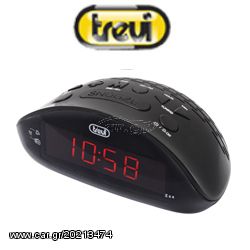TREVI RC 832 B Ψηφιακό ρολόι ξυπνητήρι με Ραδιόφωνο-Ringtone σε Μαύρο