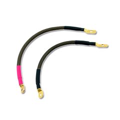 Accel Battery Cable Set - Softail - 4 Gauge