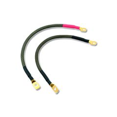 Accel Battery Cable Set - Gold - FLT / FLHT / FLHS / Roadking