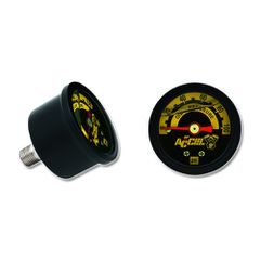 Accel Oil Pressure Gauge Black - Liquid Filled - 0-100 PSI