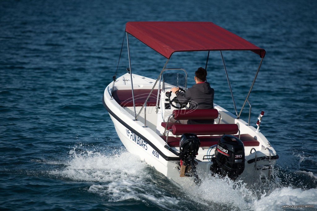 Ανοιχτό - Open 2026 FUN BOATS455Ν+30ΗΡ ΚΑΙ ΤΡΕΙΛΕΡ