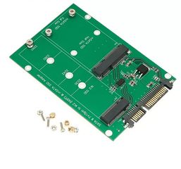 mSATA & NGFF M2 to SATA Adapter Converter mSATA/NGFF SSD to 2.5inch SATA Adapter Support mSATA SSD + M.2 NGFF SSD