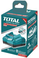 Ταχυφορτιστής μπαταρίας TOTAL TFCLI2001 20V λιθίου-thumb-1
